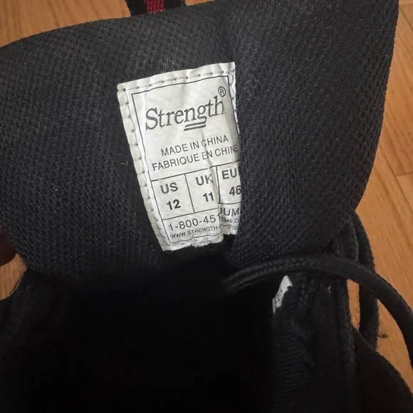 Strength Systems Plyometric Vertical Jump Training Shoes Blk Red Men Size 12 - Picture 5 of 6